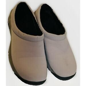 Merrell Shoes Women;s Size 7 Slate Nubuck Leather Slip On Comfort Clogs Mule